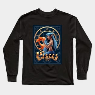 Pisces Zodiac Sign Long Sleeve T-Shirt